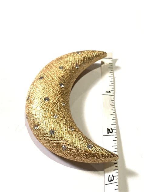 dior crescent moon price|Christian Dior Vintage Crescent Moon Brooch .